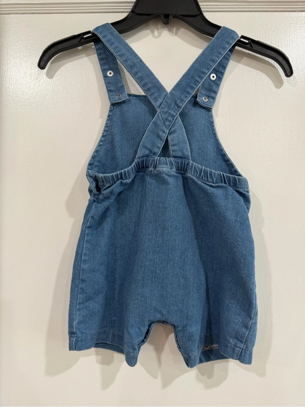 Disney Blue Denim Mickey Short Overalls 24M - Picture 5 of 7